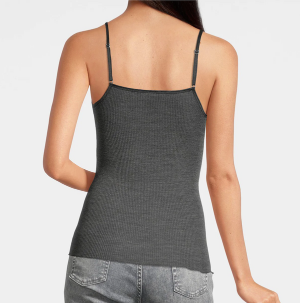 Spaghetti Top in Wool & Silk