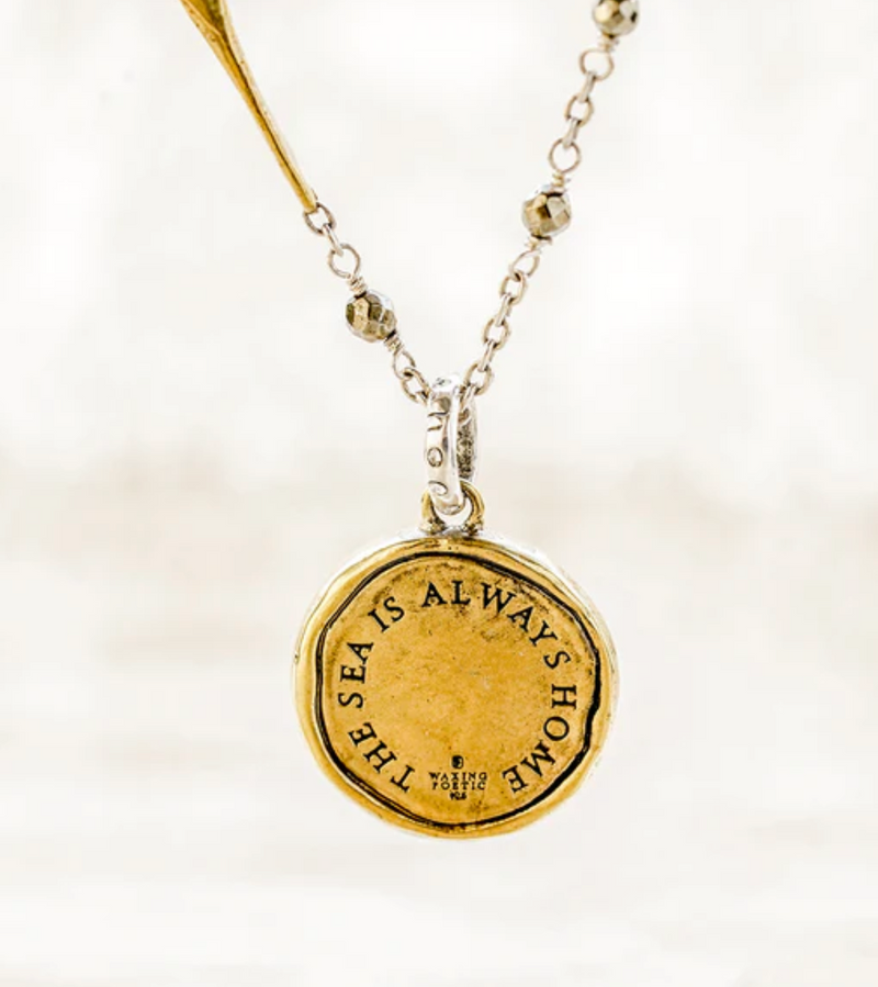 The Sea is Always Home Pendant & Chain