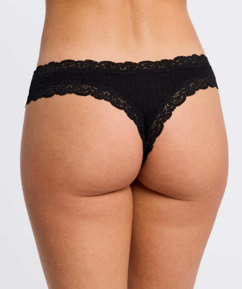 Iconic Thong Pointelle