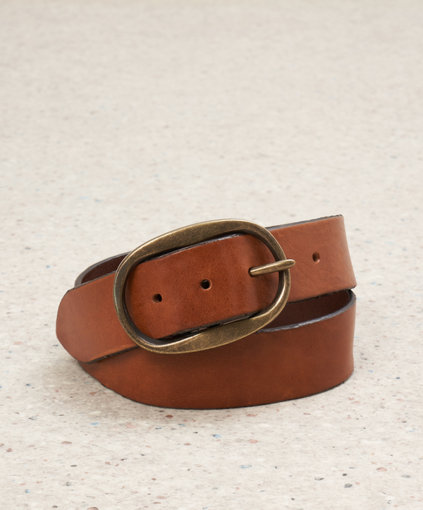 Angus Brown Leather Belt