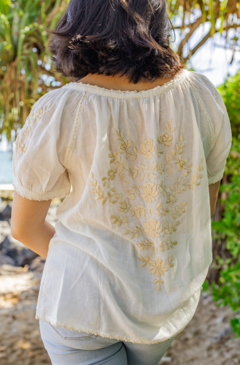 Nola Peasant Top