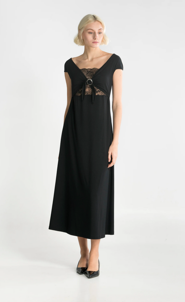 Modal Dress with Lace