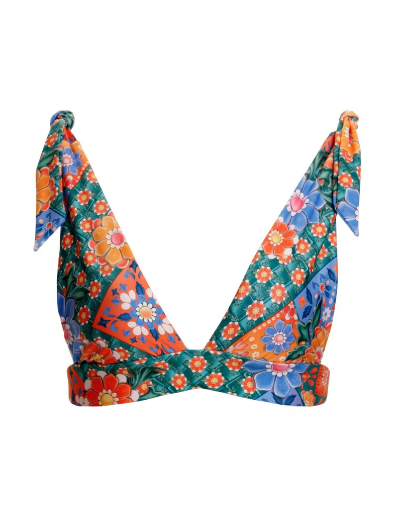 Laurie Tile Swim Top