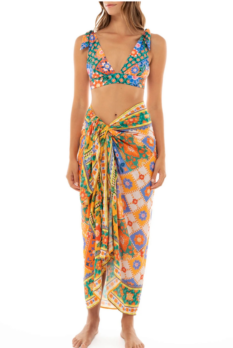 Marine Tile Sarong