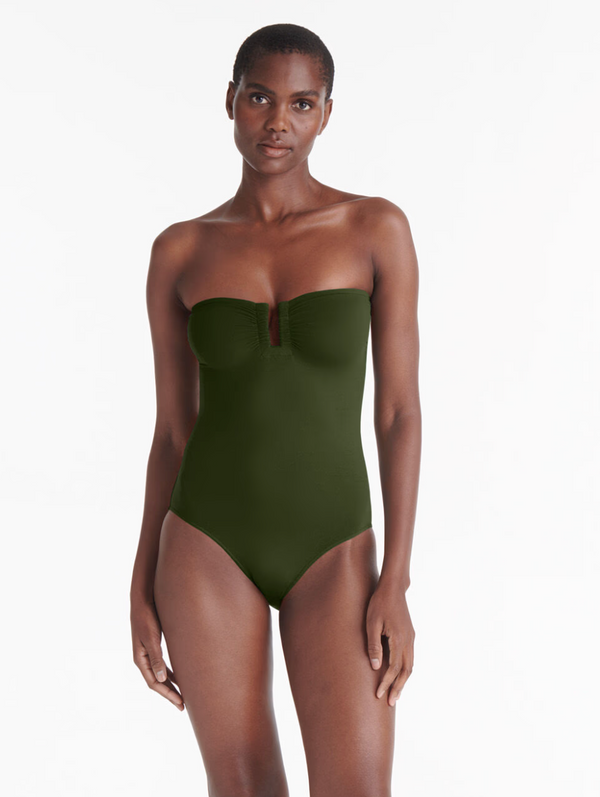 Cassiopee One Piece Suit Vert Mousse