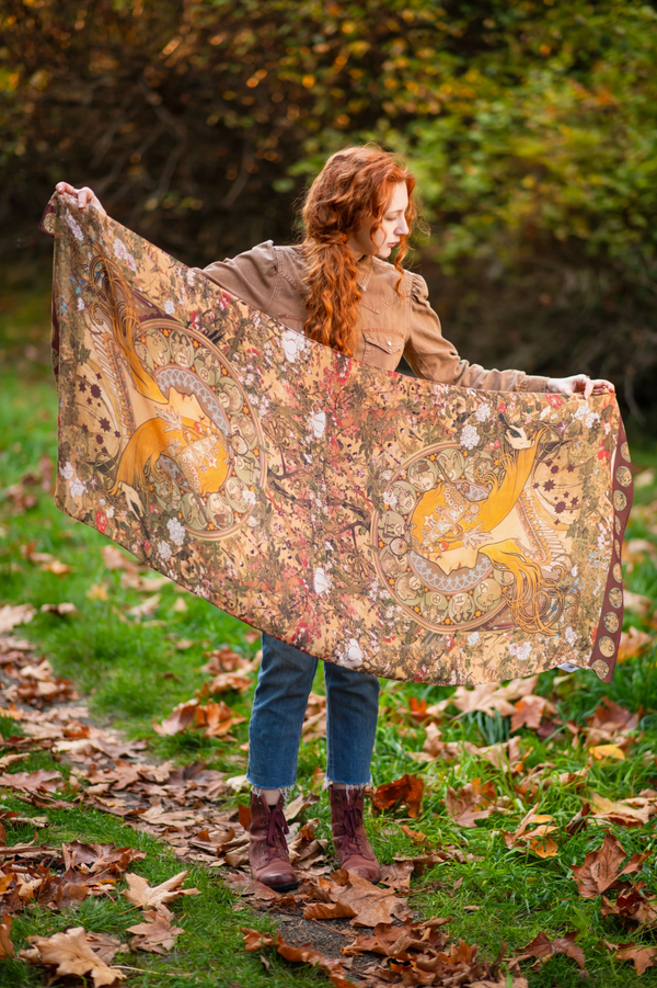 Dreamweaver Bohemian Zodiac Signs Scarf