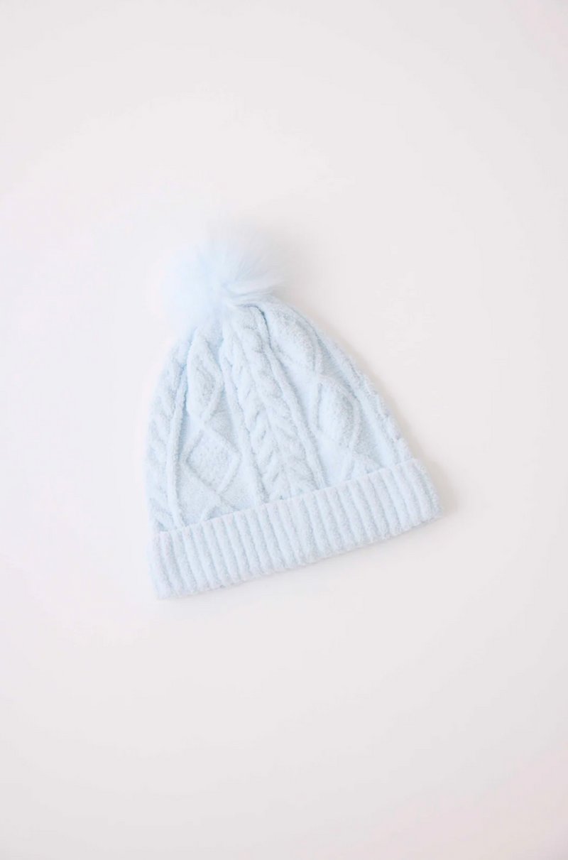 Chenille Cozy Cable Beanie