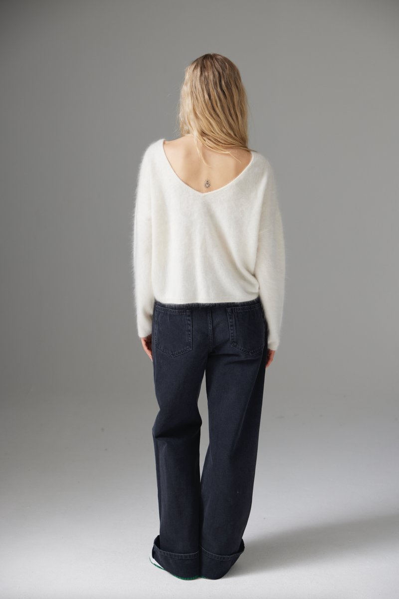 Brushed Nala Sexy Back Sweater