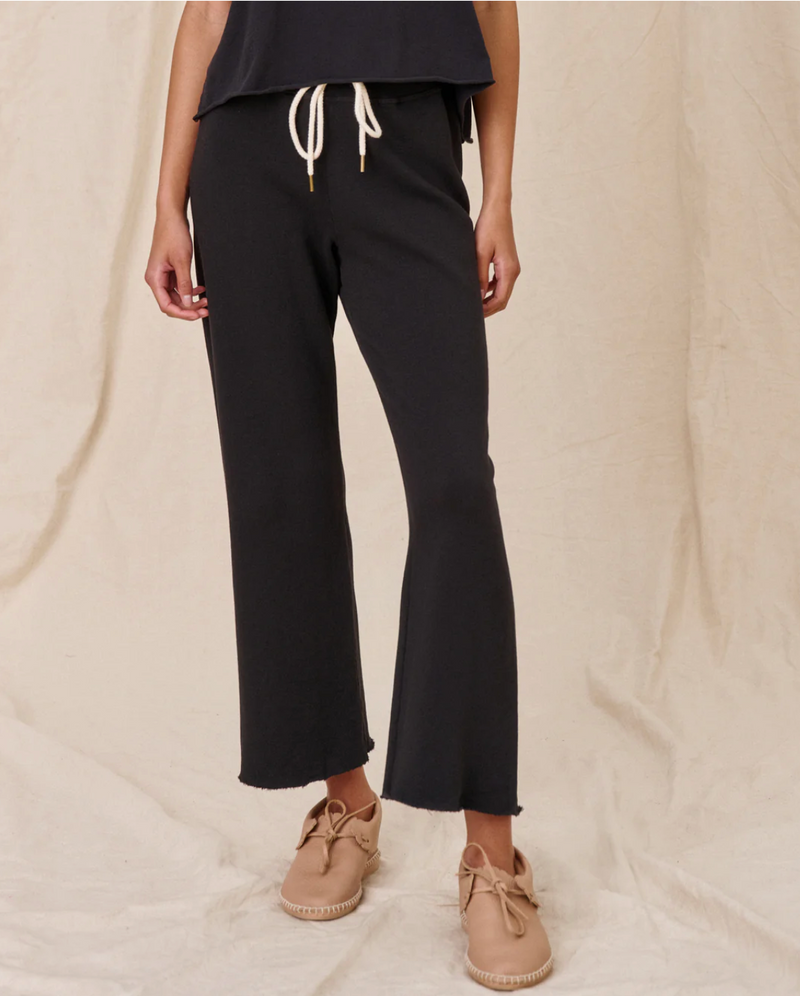 The Wide Leg Cropped Sweatpant