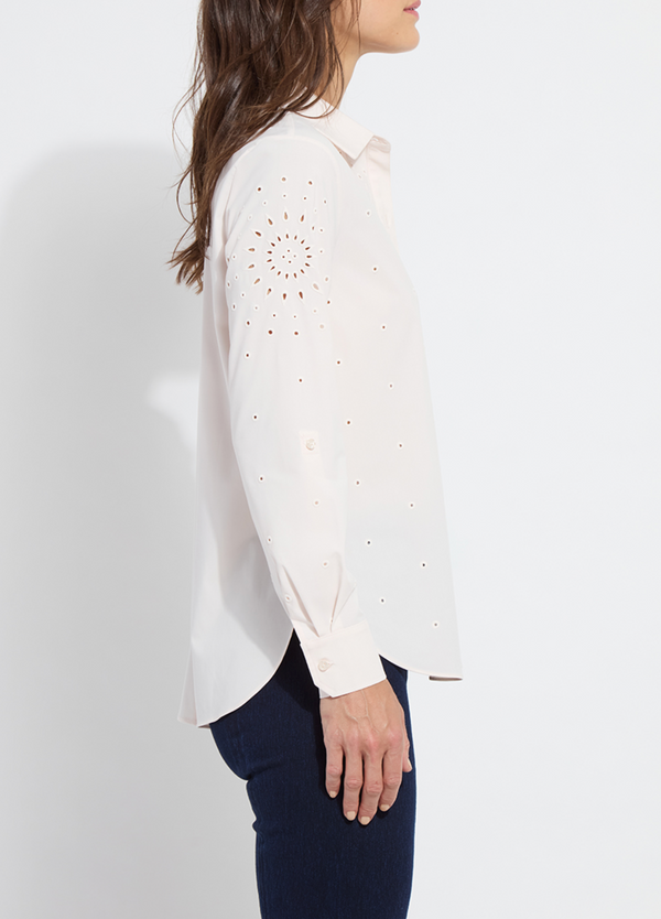 Zelie Eyelet Embroidered Shirt