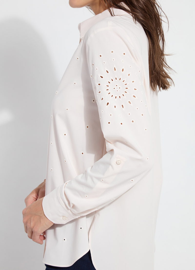 Zelie Eyelet Embroidered Shirt