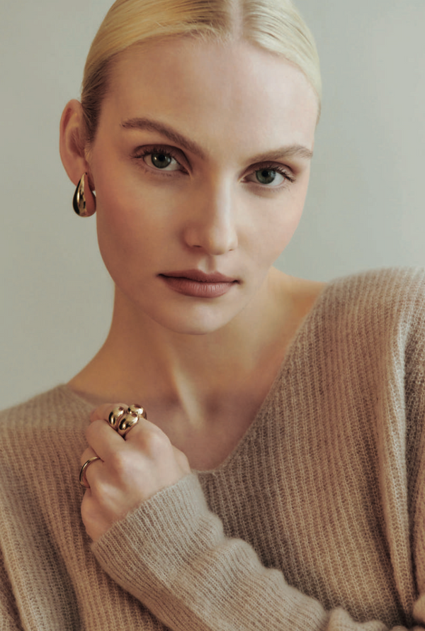 CALATO ALPACA E LANA V Neck Sweater