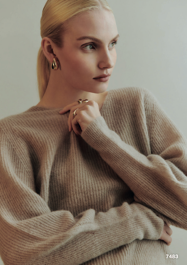 CALATO ALPACA E LANA V Neck Sweater