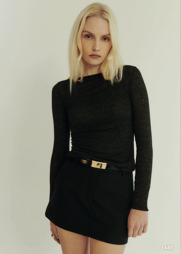 MODAL CASHMERE ULTRALIGHT  bateau neckline shirt