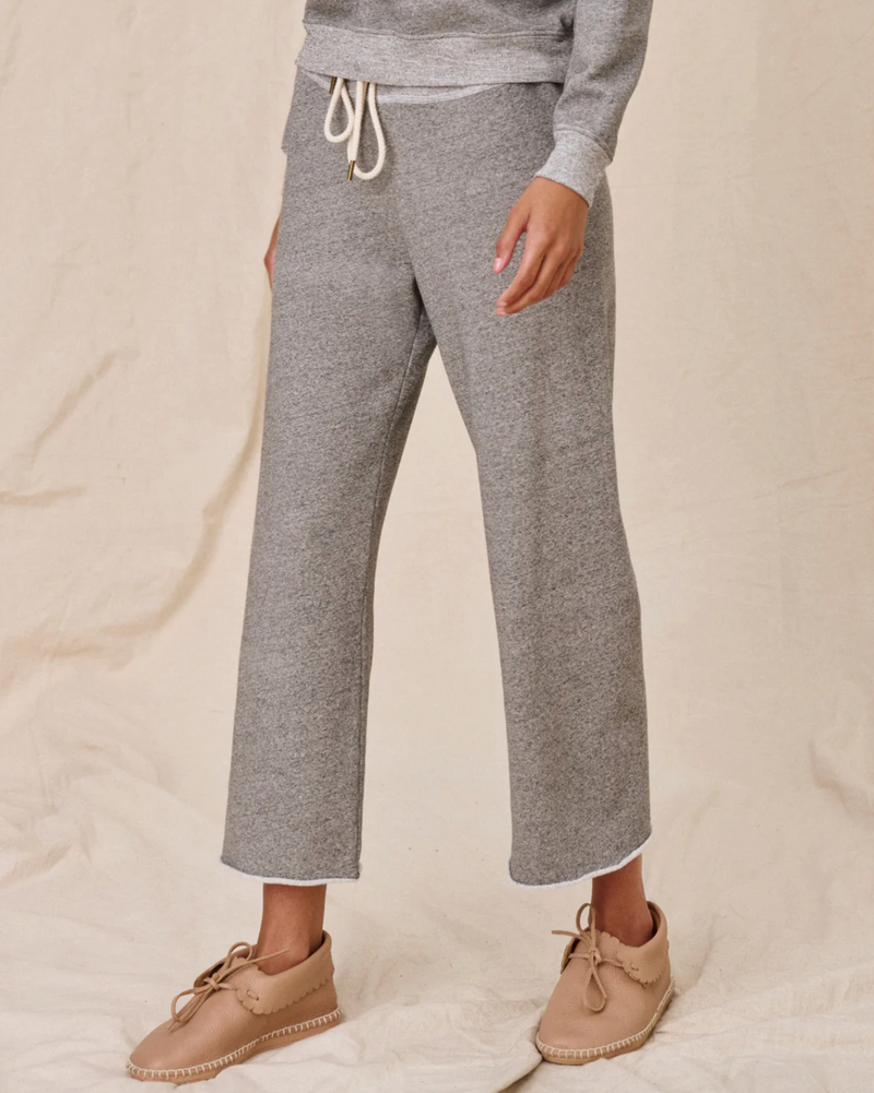 The Wide Leg Cropped Sweatpant