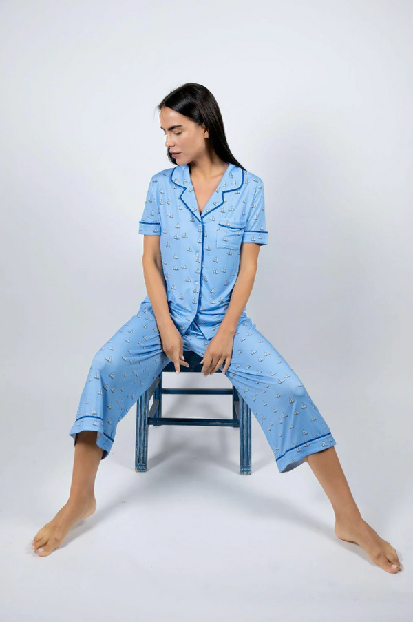 Jolene Cropped PJ Set