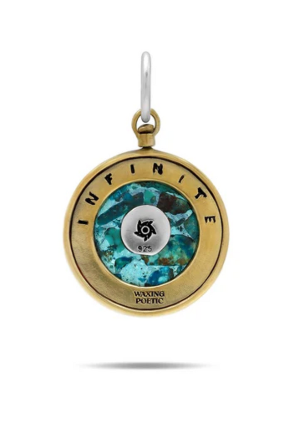 Infinite Sky Turquoise Amulet Medalion