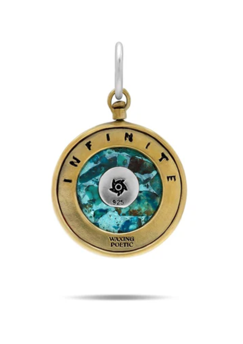 Infinite Sky Turquoise Amulet Medalion
