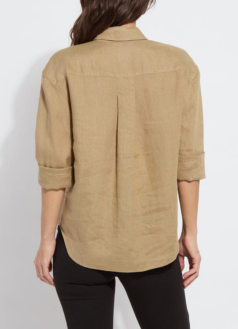 Rose Roll Tab Utility Shirt