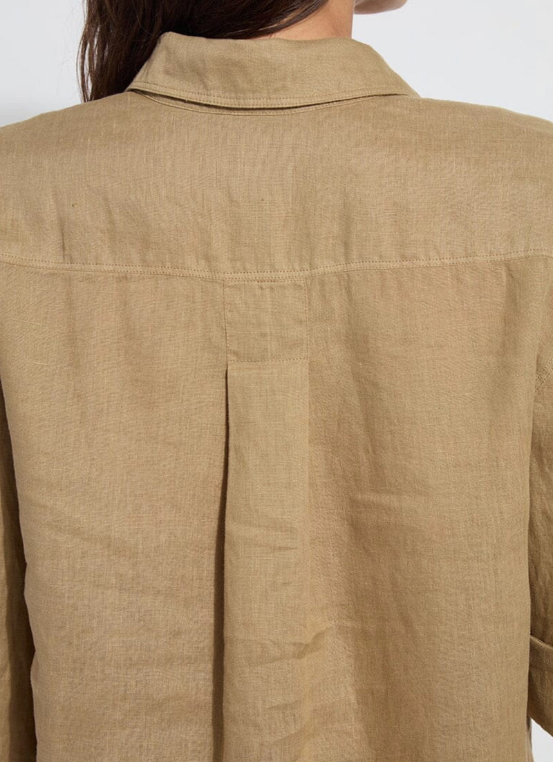 Rose Roll Tab Utility Shirt