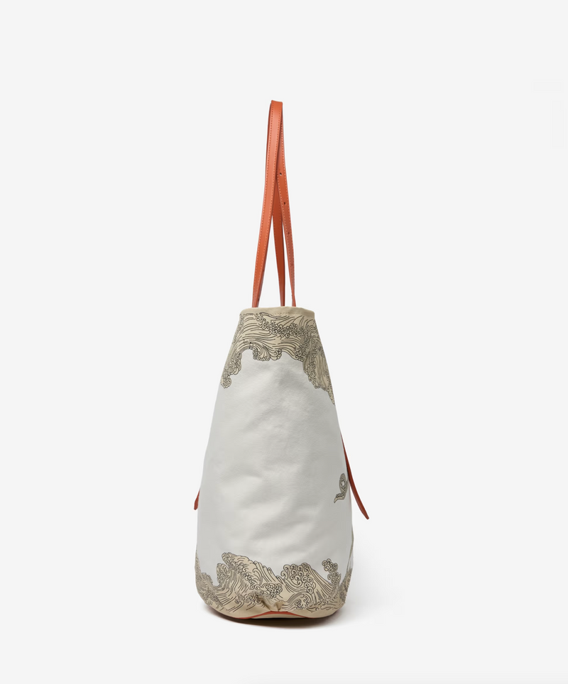 Soft Shopping Bag - Poseidon - Natural