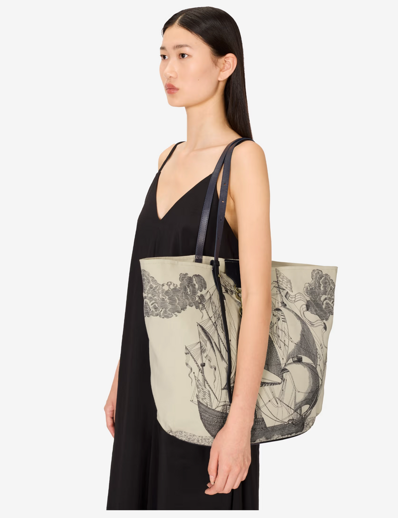 Soft Shopping Bag - Des Rives Et Des Reves - Night