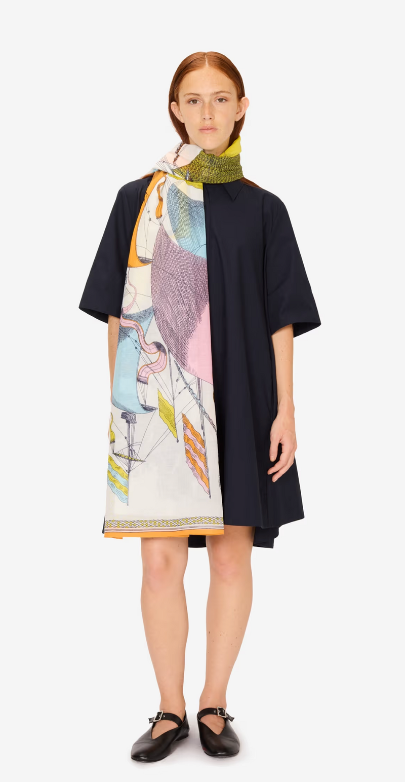 Scarf 100 - Des Rives Et Des Reves - Multicolor