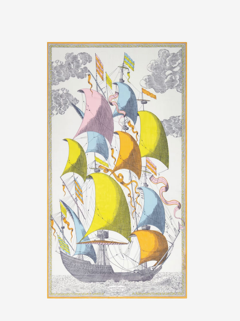 Scarf 100 - Des Rives Et Des Reves - Multicolor