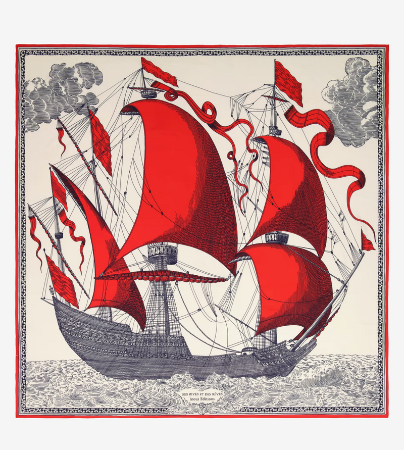 Square 130 - Des Rives Et Des Reves - Red
