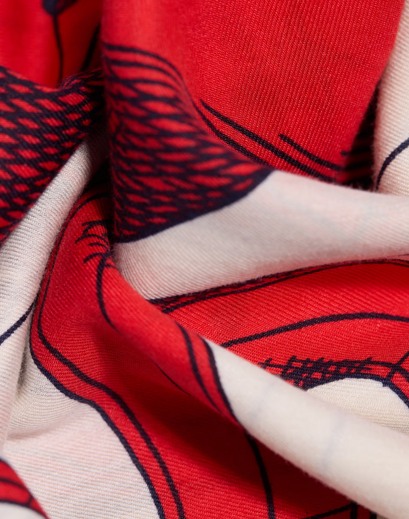 Square 130 - Des Rives Et Des Reves - Red