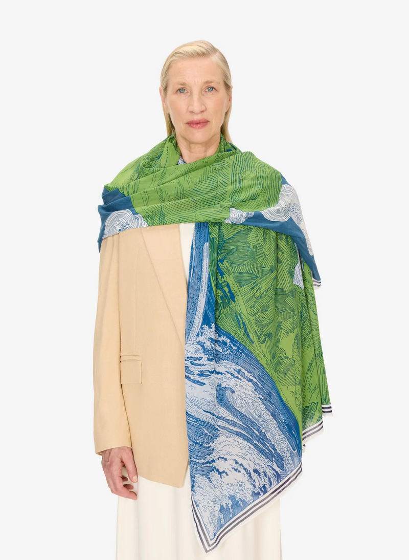 Scarf 100 - Balthazar - Blue