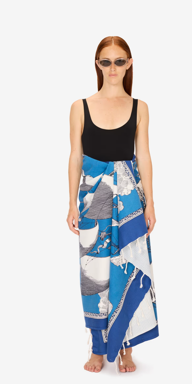 Fouta Towel 100 - Des Rives Et Des Reves - Blue