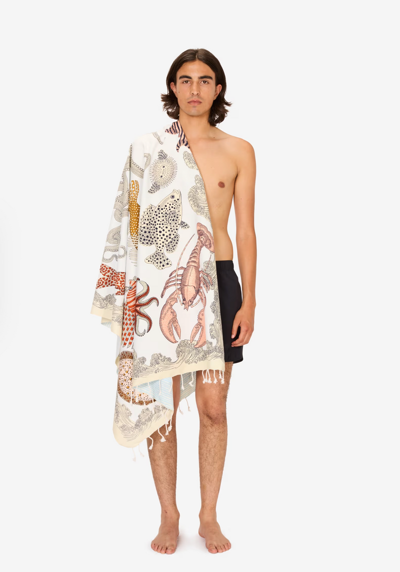 Fouta Towel 100 - Poseidon - Natural