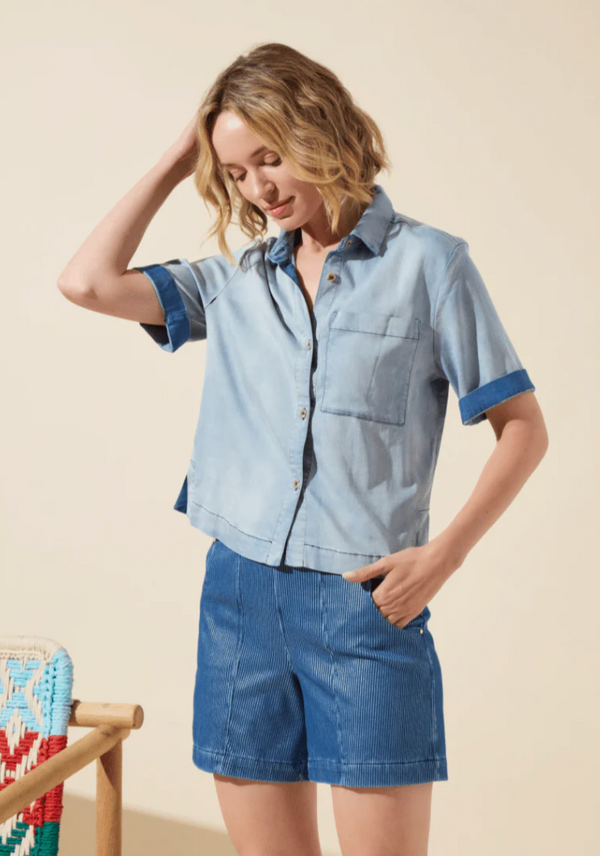Bianca St Chambray Short Sleeve