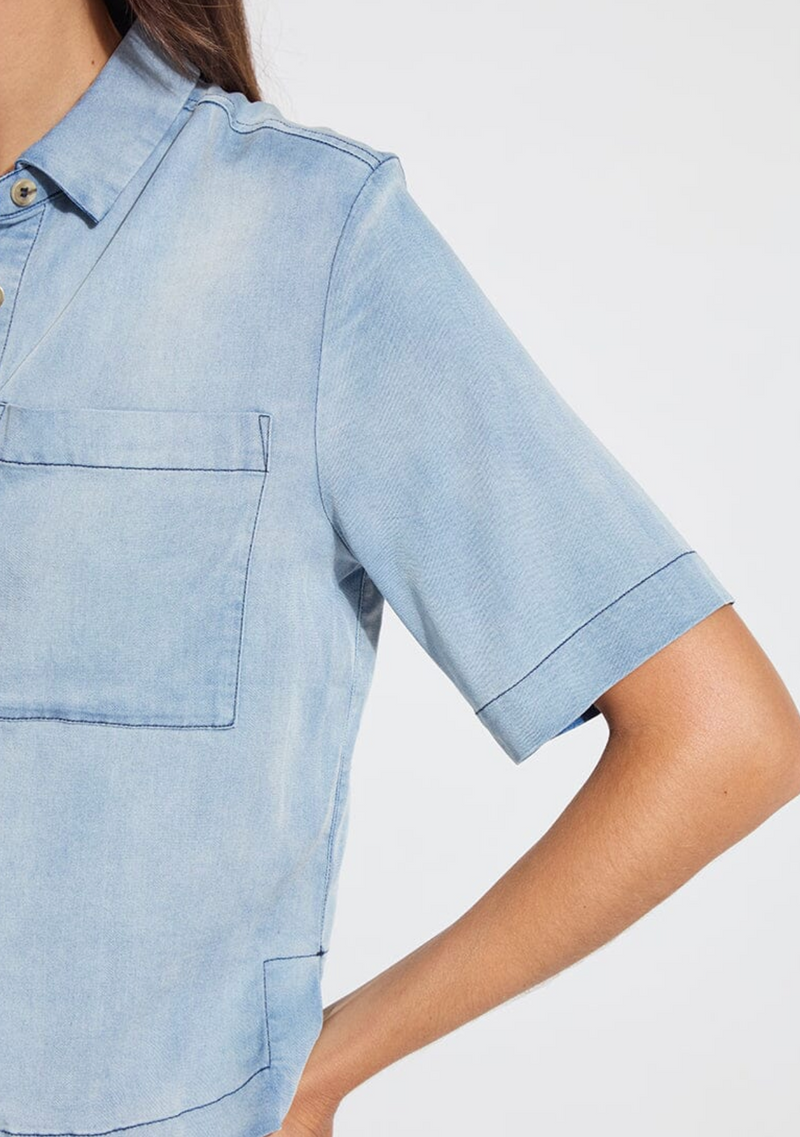 Bianca St Chambray Short Sleeve