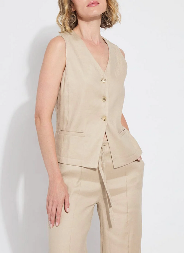 Nixie Linen Gilet