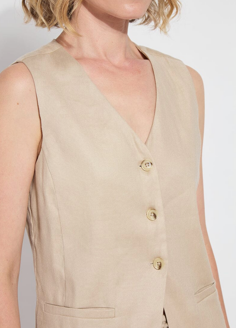 Nixie Linen Gilet