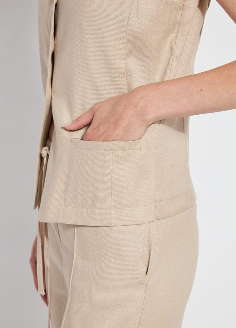 Nixie Linen Gilet