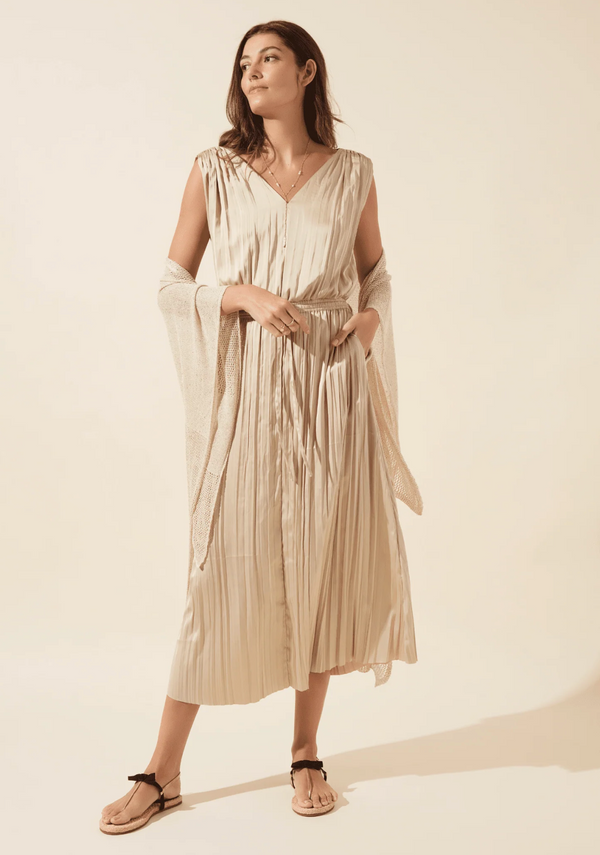 The Packable Pleated Dress