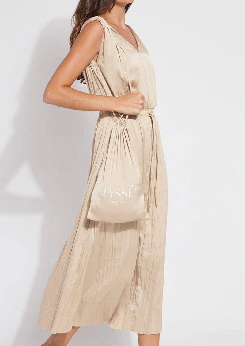 The Packable Pleated Dress