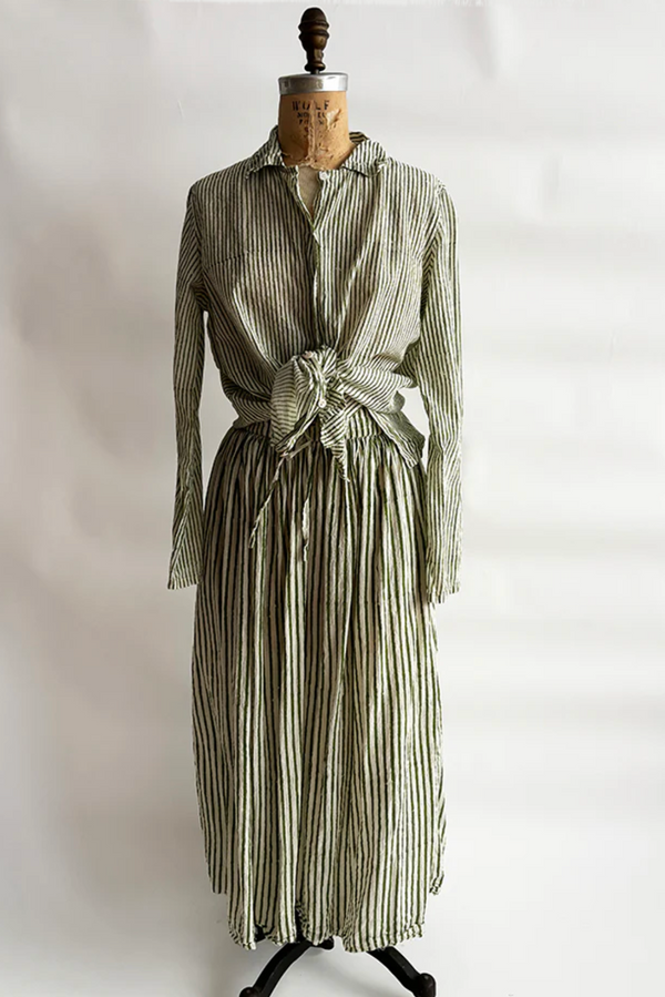 Striped Button Shirt