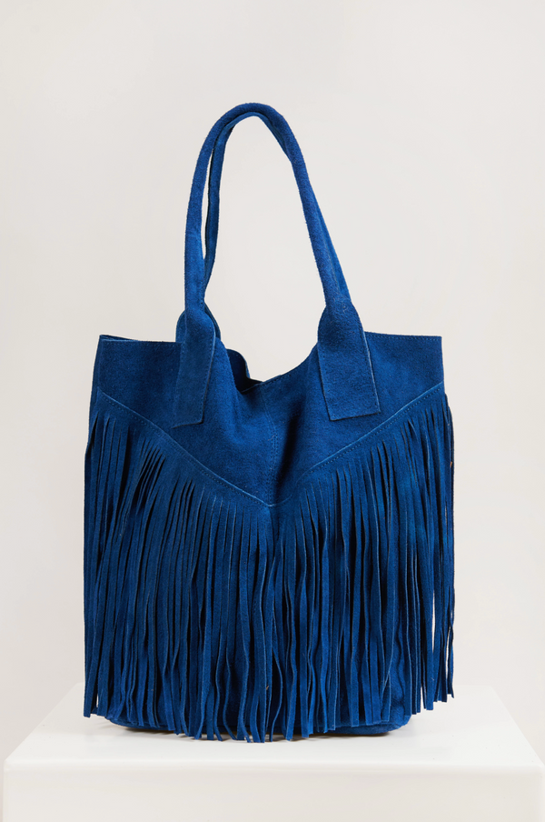 Fringed Suede Bag