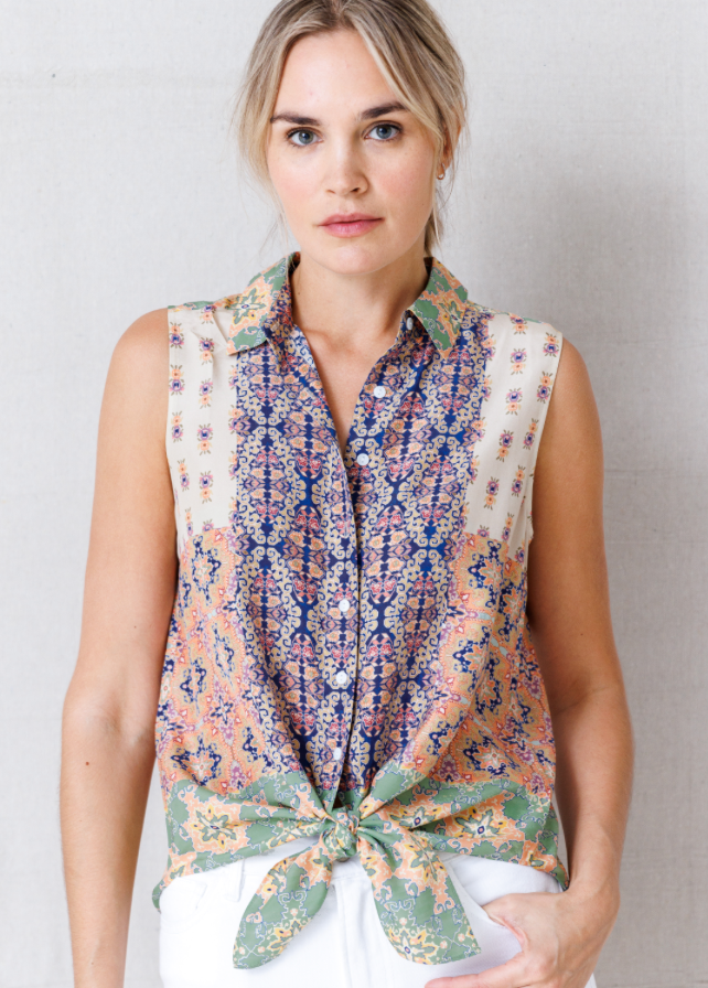 Go Get Waisted Sleeveless Blouse
