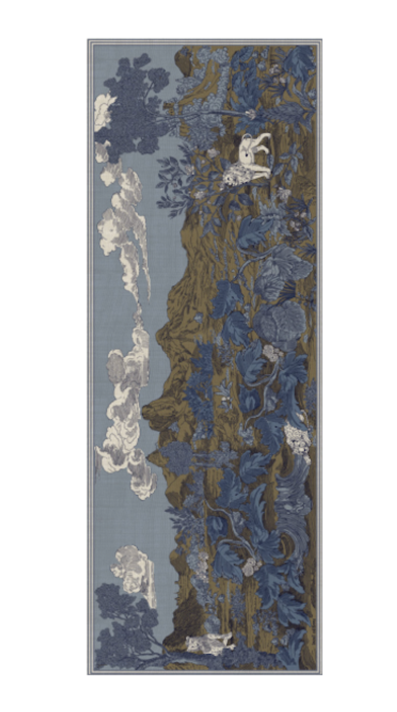 70 Histoire Blue Scarf