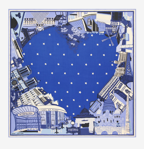 Square 100 J'Amie Paris Scarf