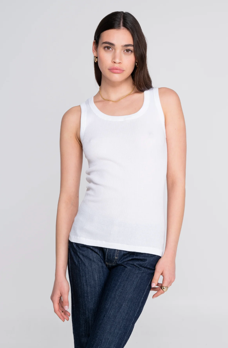 Cotton Ribbed tank top