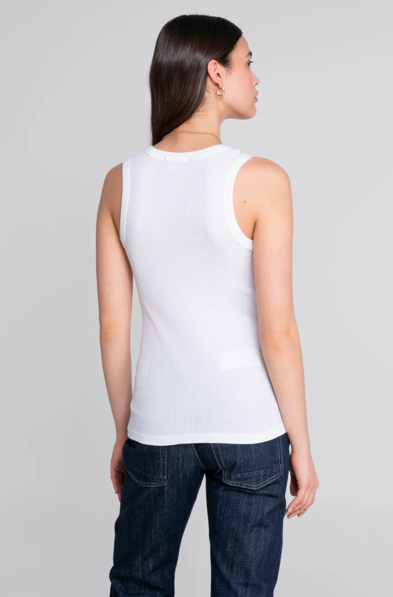 Cotton Ribbed tank top