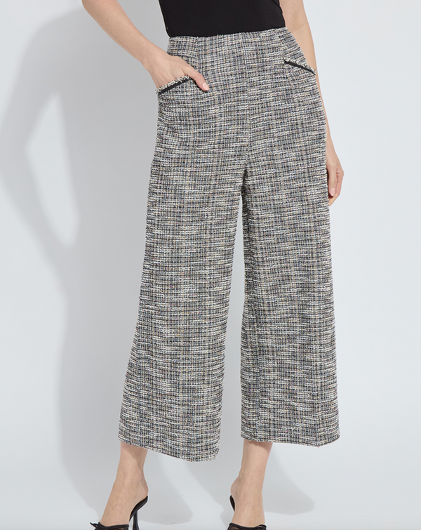 Charlotte Ankle Tweed Palazzo
