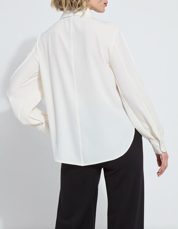 Ivette Pleated Balloon Slv Blouse