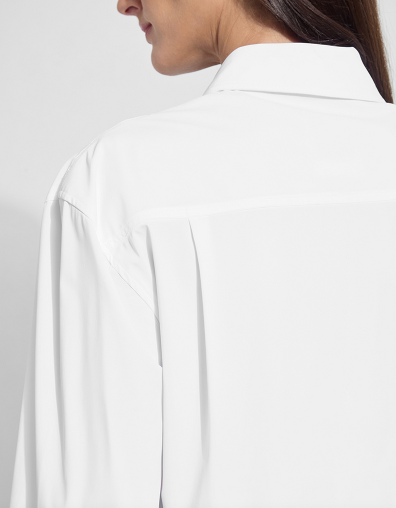 Ivette Pleated Balloon Slv Blouse